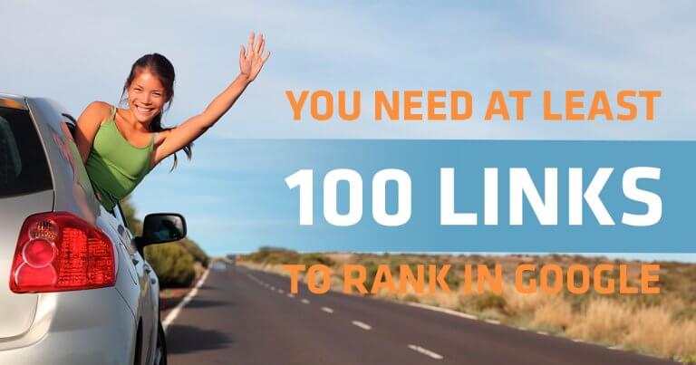 Blog post illustration: You need 100 links